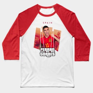 Spain Ferran Torres Baseball T-Shirt